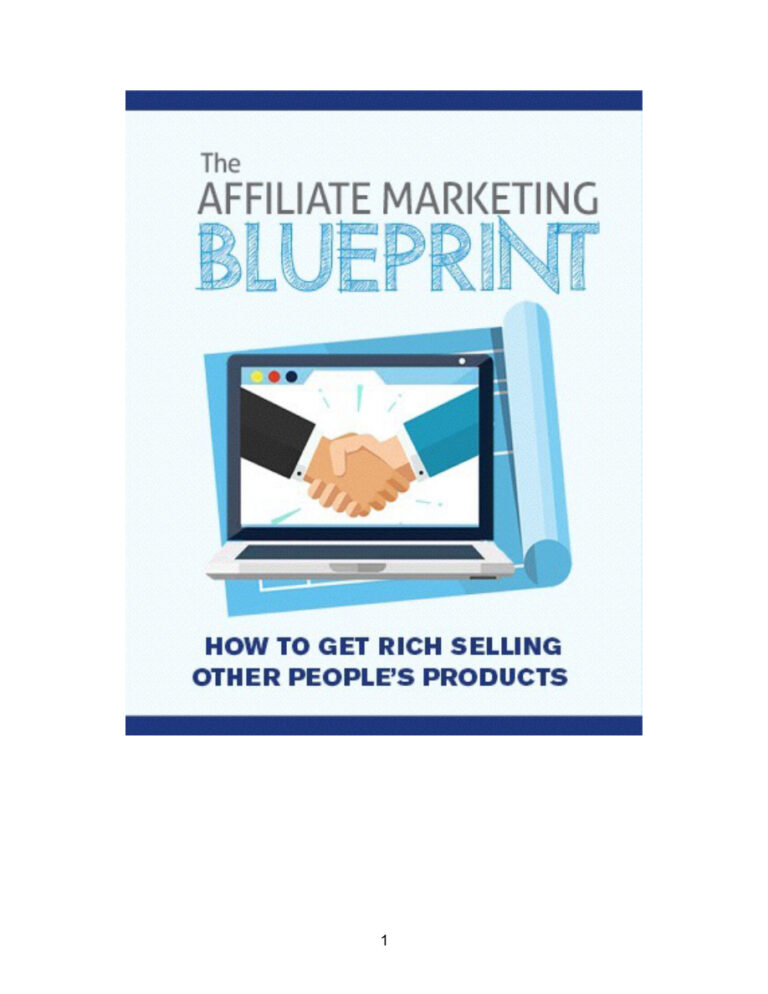 The Affiliate Marketing Blueprint PDF Download – Unknown Author