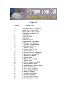 665da91044608 100 cat recipes pamper your cat Kitap Kapağı