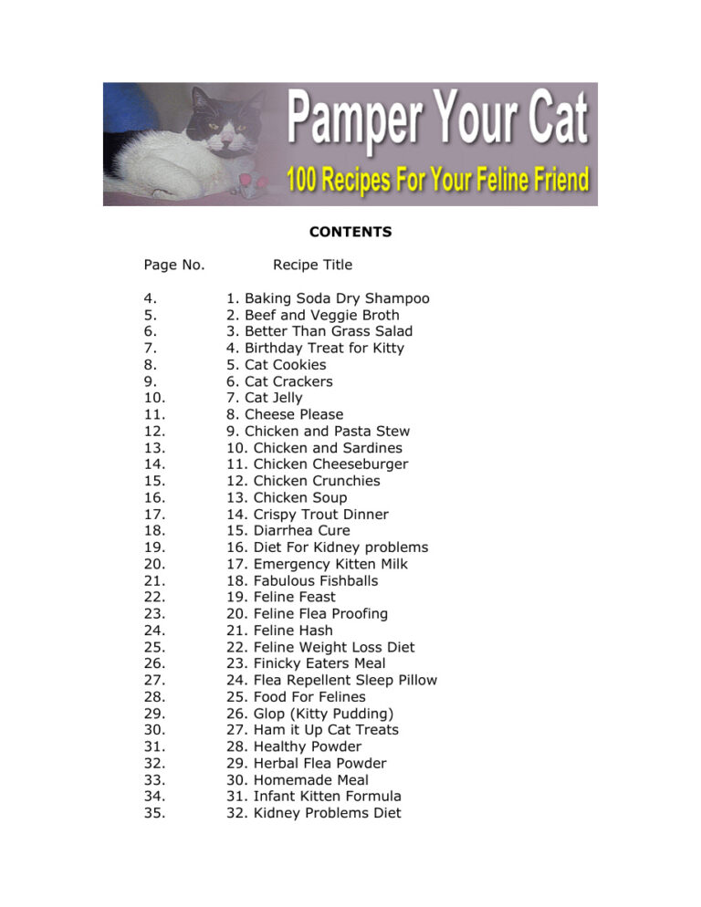 100 Cat Recipes: Pamper Your Cat PDF Download – Unknown Author