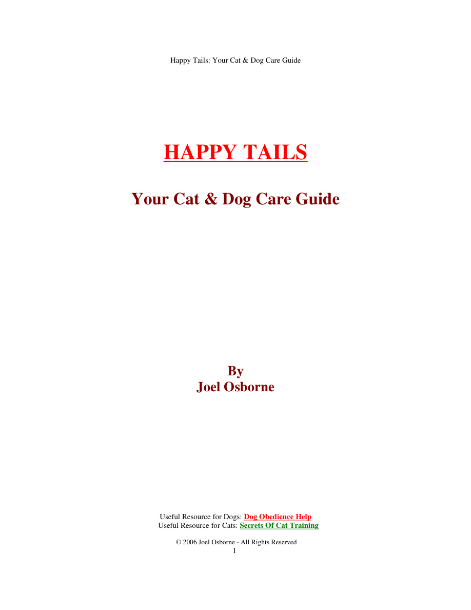 Homemade Pet Food: Why it is so Beneficial PDF Download