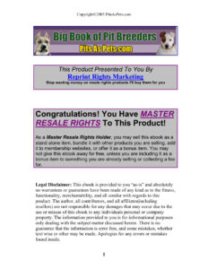 665db3ae96f76 big book of pit breeders Kitap Kapağı