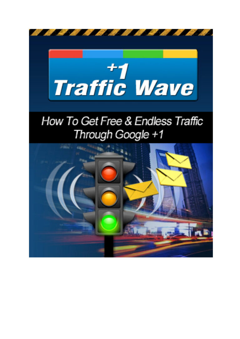 Traffic Wave PDF Download – Unknown Author
