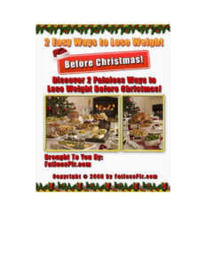 6661eee7d02f2 2 easy ways to help you lose weight before christmas Kitap Kapağı