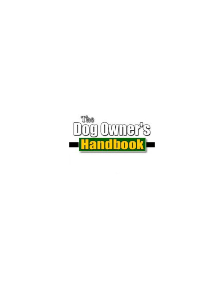 6661ef12de07b dog owners handbook Kitap Kapağı