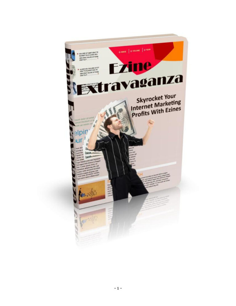 Ezine Extravaganza PDF Download – Unknown Author