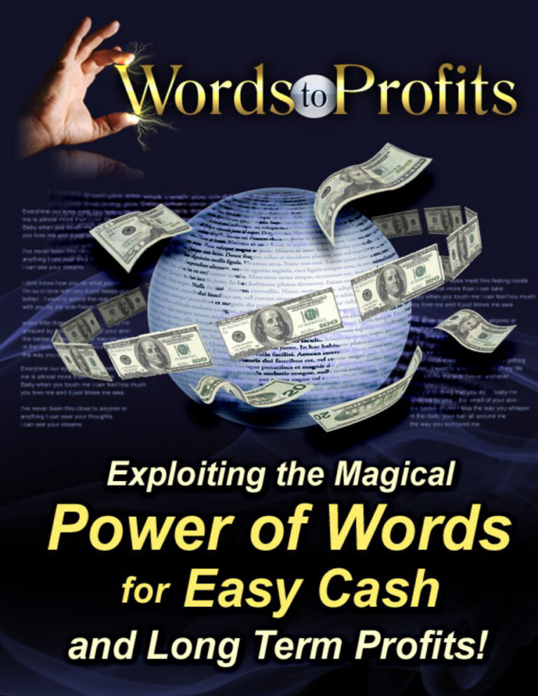 Words to Profits PDF Download – Unknown Author