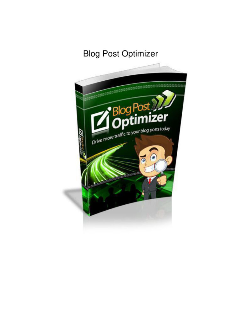 Blog Post Optimizer PDF Download – Unknown Author