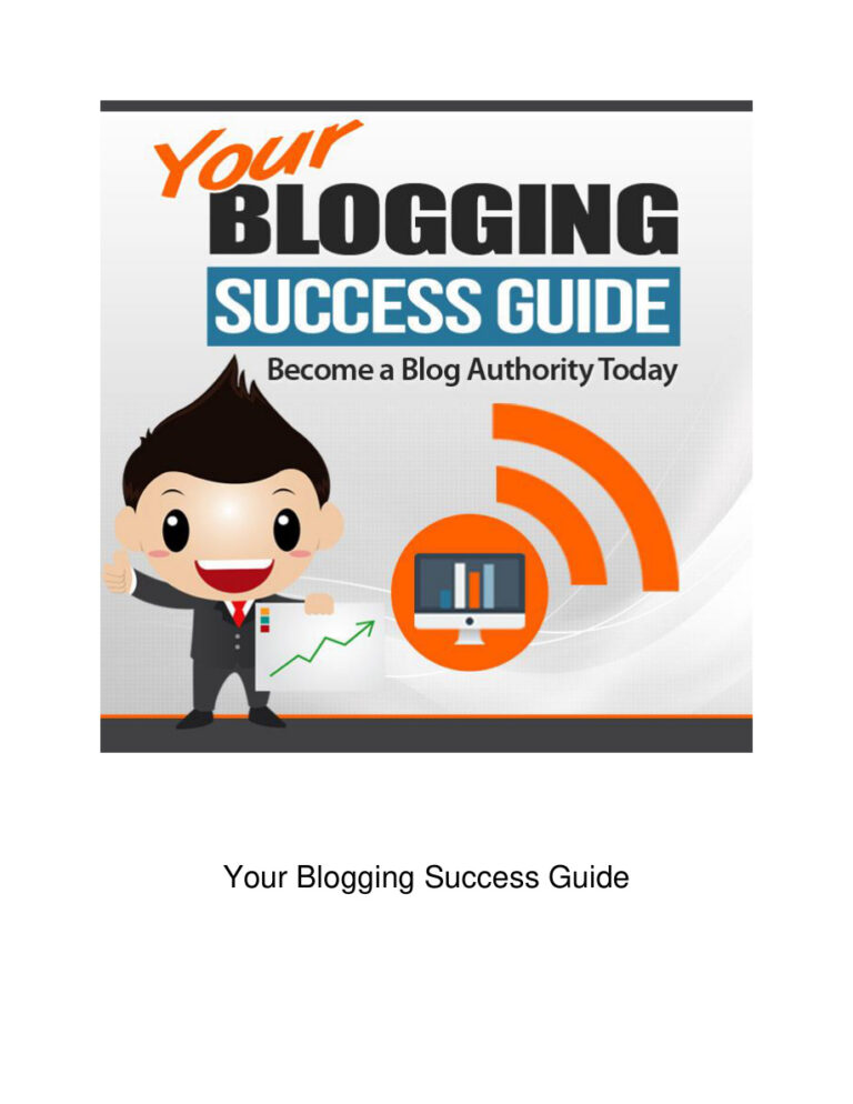 Your Blogging Success Guide PDF Download – Unknown Author