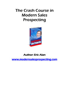 66648c2f38807 a crash course in modern sales prospecting Kitap Kapağı
