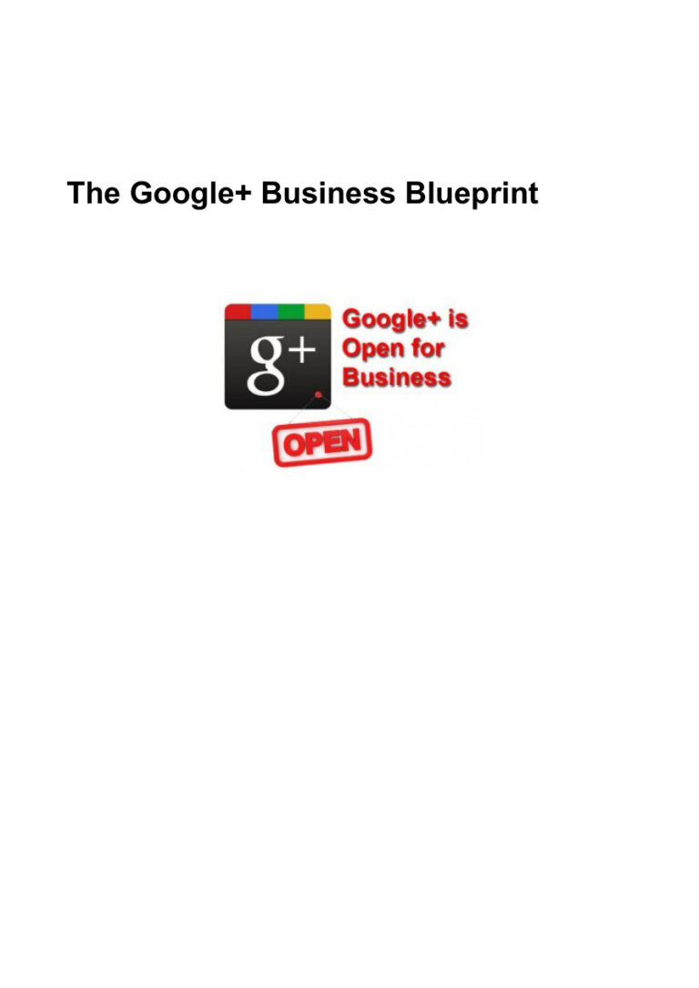The Google Business PDF Download – Unknown Author