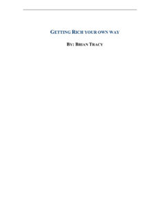 6665506ceebab getting rich your own way Kitap Kapağı