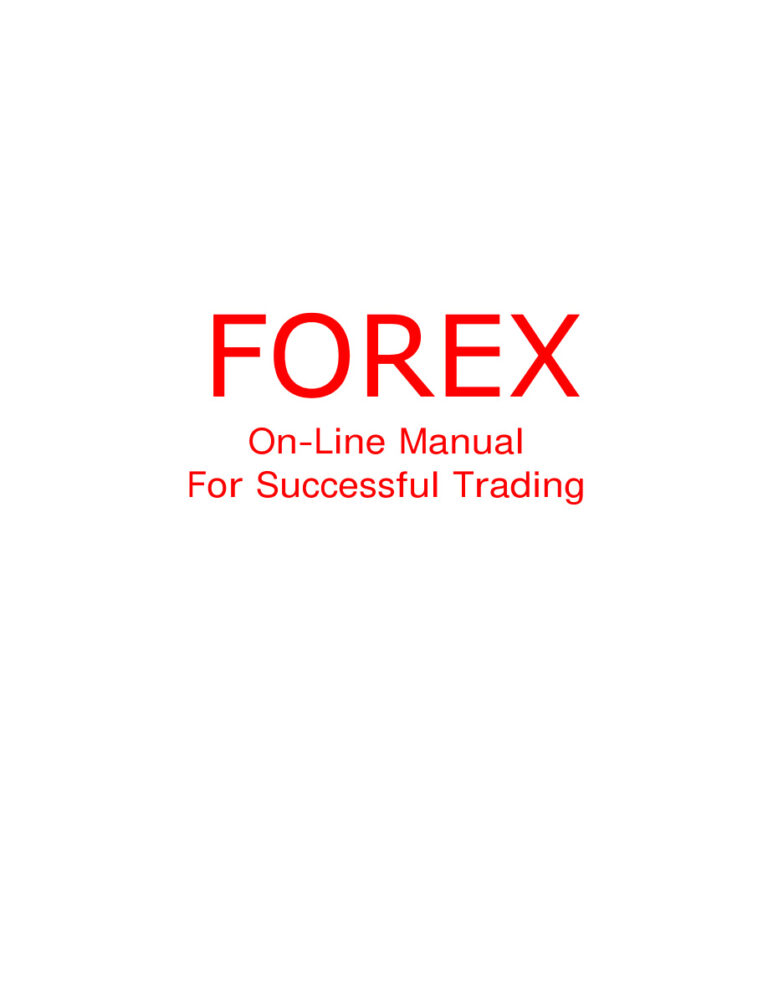 Forex Manual PDF Download – Unknown Author