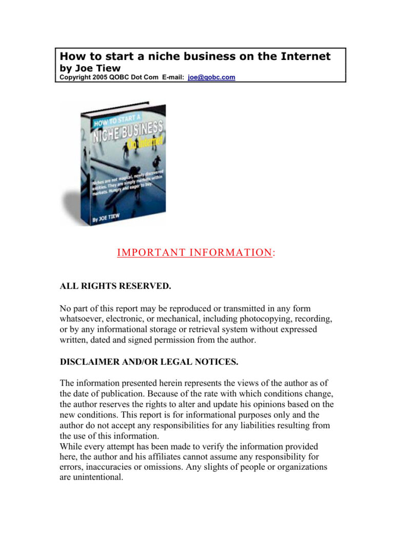 How to Niche PDF Download – Unknown Author