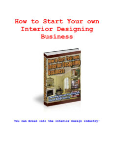 666578c6871a1 how to start your own interior designing business Kitap Kapağı