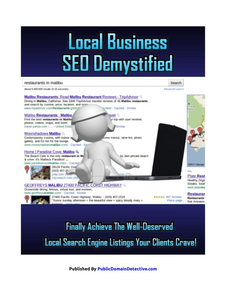 Local Business SEO Demystified PDF Download – Unknown Author