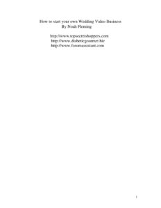 6666d96922a2b how to start your own wedding video business Kitap Kapağı