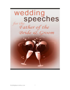 6666e3c80108a wedding speeches for the father of the bride and groom Kitap Kapağı