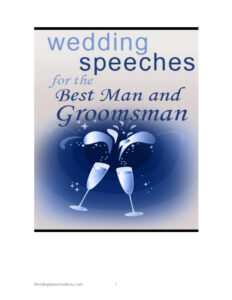 6666e84689cdc wedding speeches for the best man and the grooms man Kitap Kapağı