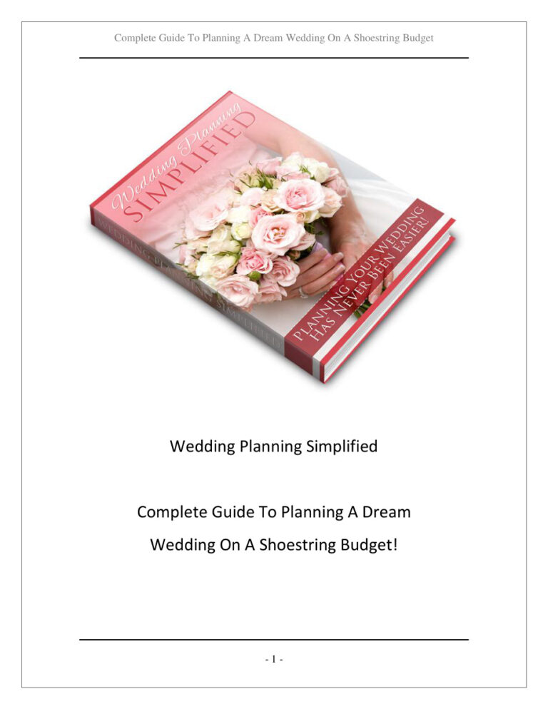 6666eb04d3cd9 wedding planning simplified complete guide to planning a dream wedding on a shoestring budget Kitap Kapağı