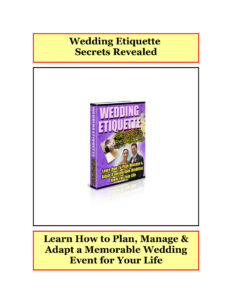 6666f0a9a7b9f wedding etiquette secrets revealed Kitap Kapağı