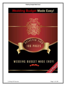 6666f2b6af95b wedding budget made easy Kitap Kapağı