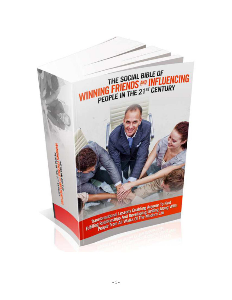 The Social Bible of Winning Friends and Influencing People in the 21st Century PDF Download – Unknown Author