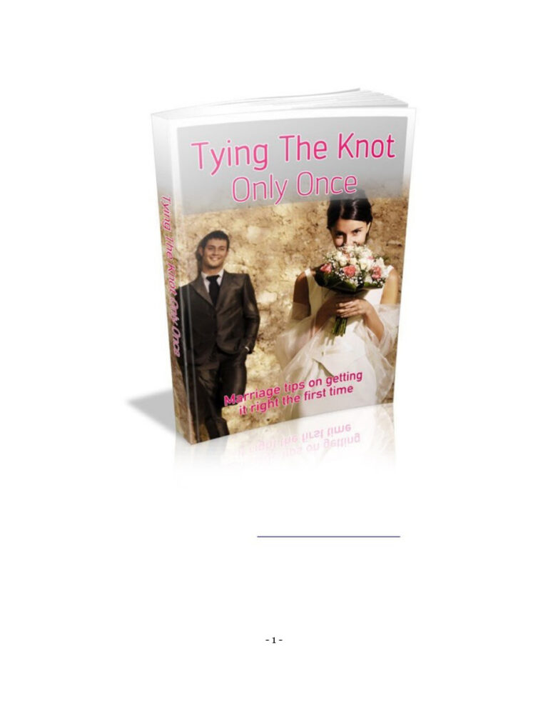 66671ac5e31bf tying the knot only once marriage tips on getting it right the first time Kitap Kapağı