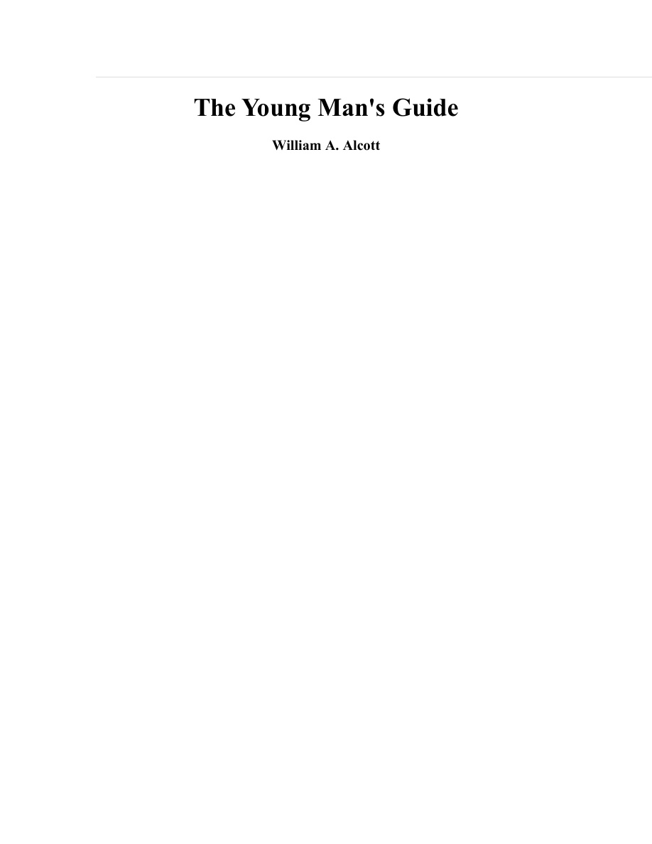 The Young Man's Guide PDF Download