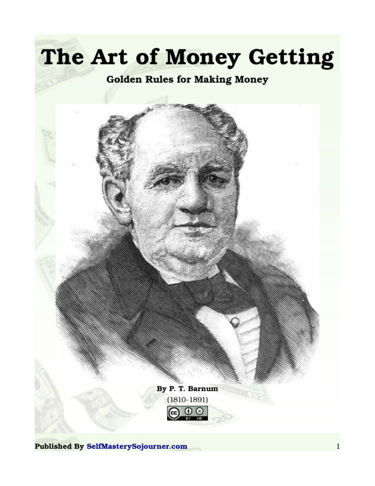 Art of Money Getting PDF Download – P.T. Barnum