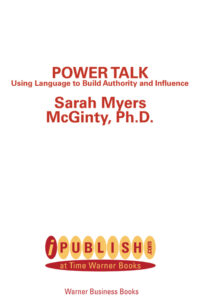 666811d3510b3 power talk language to build authority and influence Kitap Kapağı