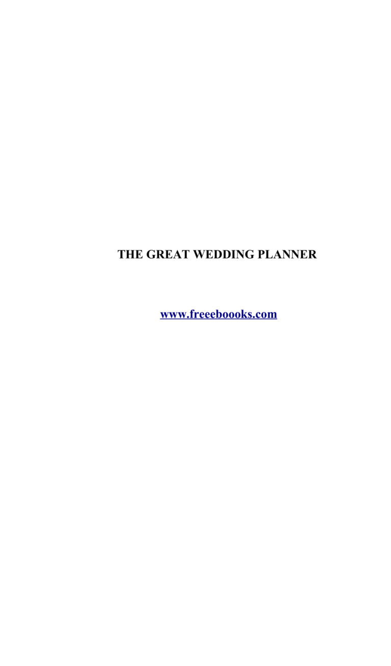 6668142e1eb9c the great wedding planner Kitap Kapağı