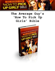 66681893be30a the average guys how to pick up girls bible Kitap Kapağı