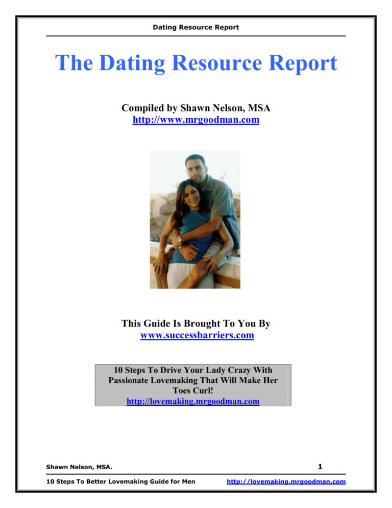 666819d7d9c0f the dating resource report Kitap Kapağı