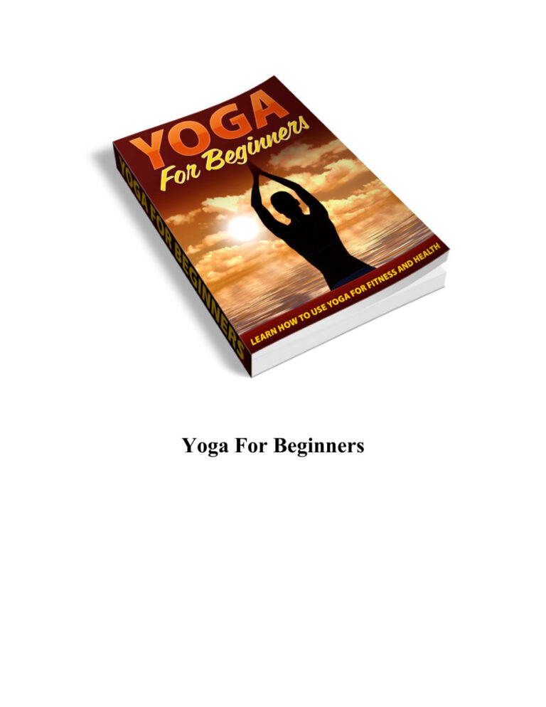 Yoga for Beginners PDF Download – Unknown Author