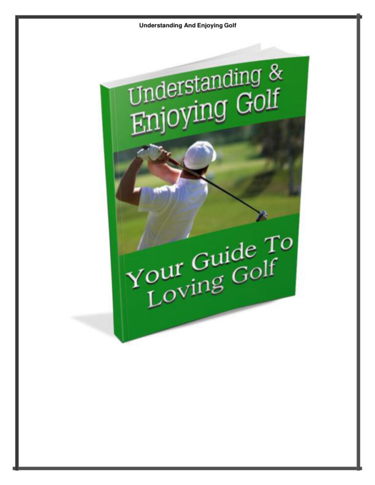 66d721e969e12 understanding and enjoying golf Kitap Kapağı