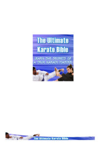 66d74417c9982 the ultimate karate bible Kitap Kapağı