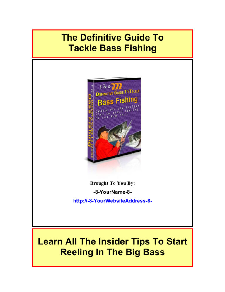 66d7fb3b466e6 the definitive guide to tackle bass fishing Kitap Kapağı