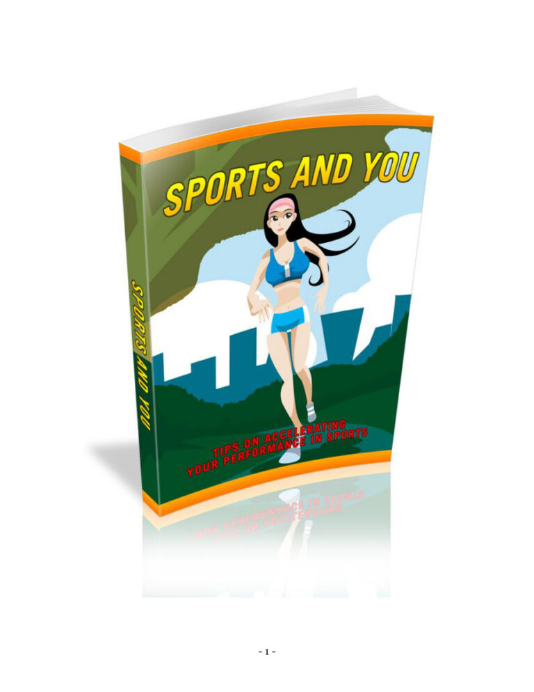 Sports and You PDF Download – Unknown Author