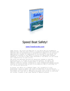 66d81b1bb039d speed boat safety Kitap Kapağı
