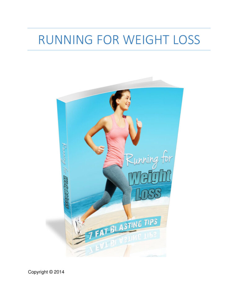 Running for Weight Loss PDF Download – Unknown Author
