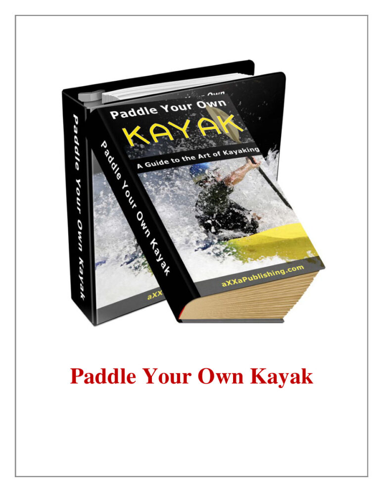 66d9906e2bf22 paddle your own kayak Kitap Kapağı