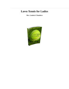 66dbb0e509925 lawn tennis for ladies Kitap Kapağı