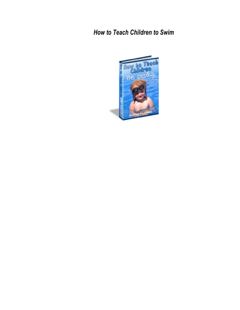 66e2147d26b97 how to teach children to swim Kitap Kapağı