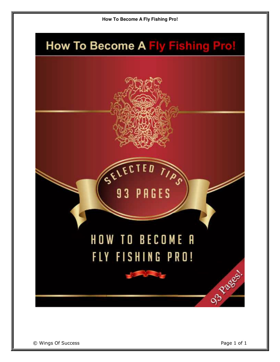How to Become a Fly Fishing Pro PDF Download