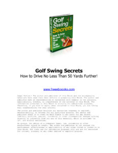 66e22fcd2105f golf swing secrets Kitap Kapağı