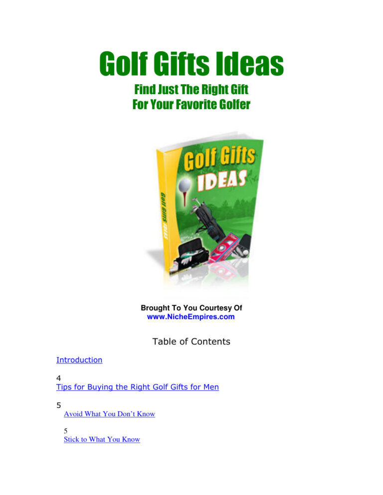 66e2a5a1d0d1f golf gifts ideas Kitap Kapağı