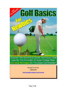 66e2ace224590 golf basics for newbies Kitap Kapağı
