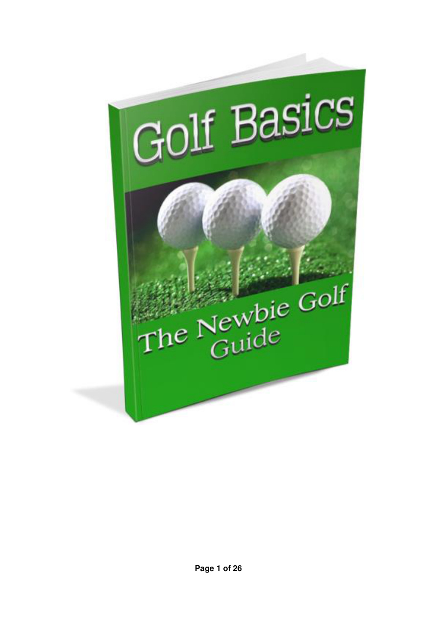 Golf Basics PDF Download