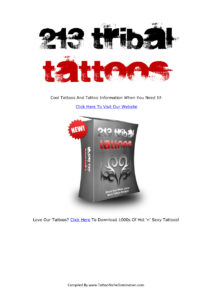 66e4317862bf1 tribal tattoos Kitap Kapağı