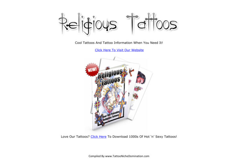 Religious Tattoos PDF Download – Unknown Author